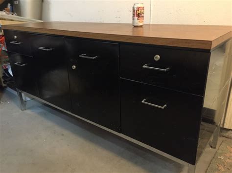 office steel desk with single flap credenza and file cabinet|Amazon.com: Office Credenza With File Cabinet.